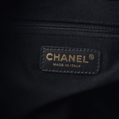 Chanel Caviar Deauville Drawstring Bucket Bag Black 6 of 12