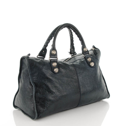 Balenciaga Agneau Giant 21 Silver Hardware Work Dark Night 3 of 11