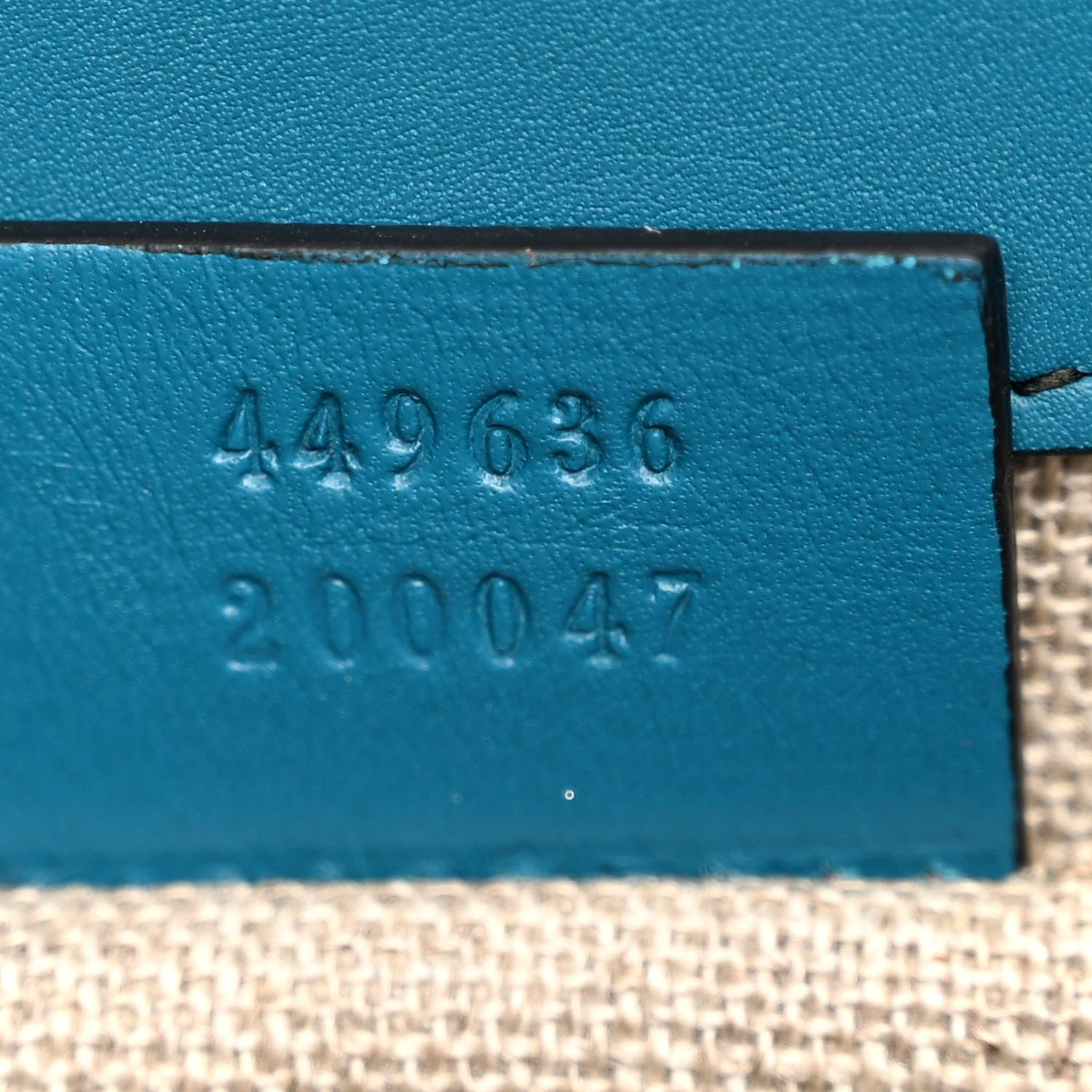 Gucci Microguccissima Mini Emily Shoulder Bag Deep Cobalt 7 of 11