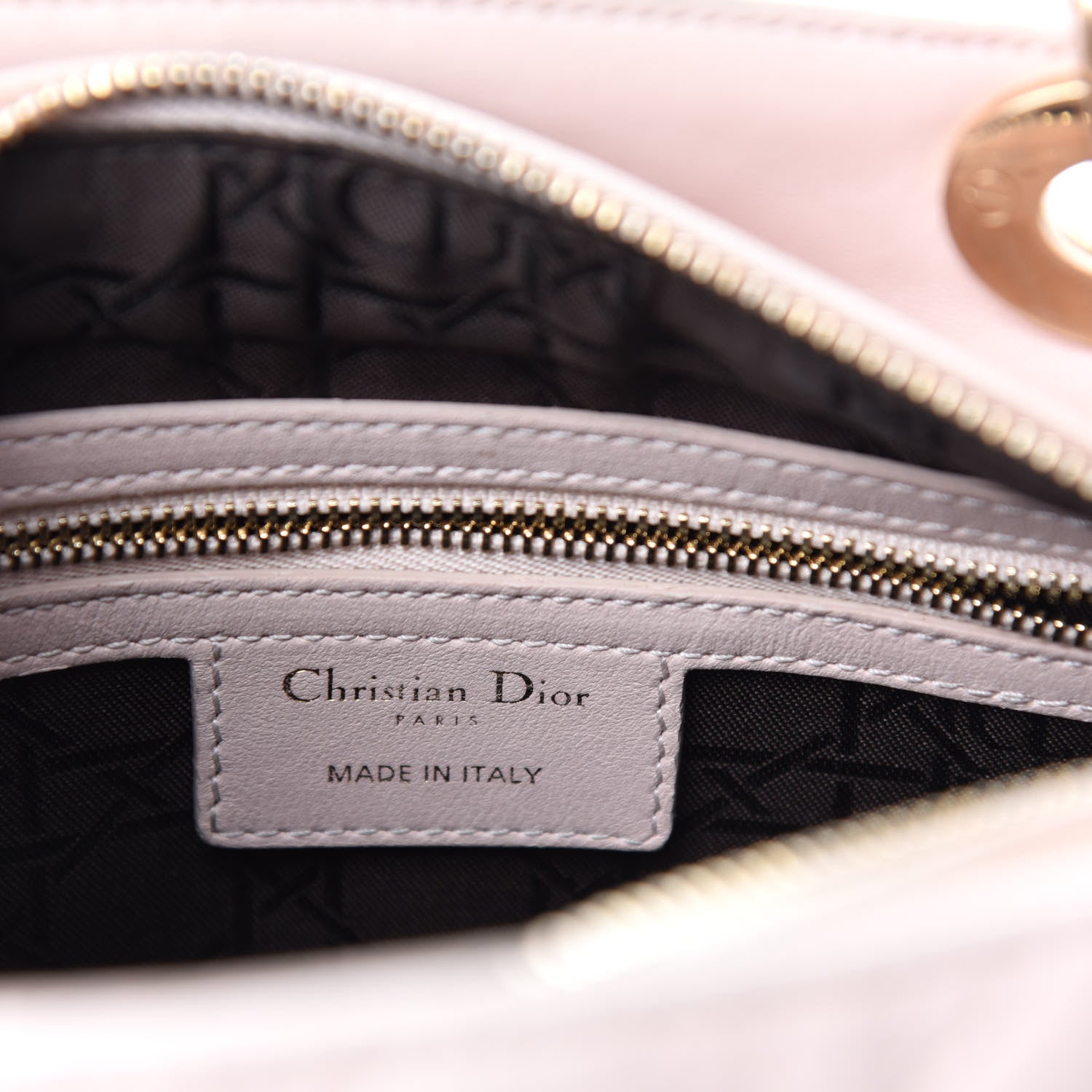 Christian Dior Lambskin Cannage Medium Lady Dior Light Pink 17 of 19