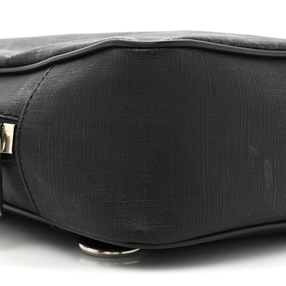 Gucci GG Supreme Monogram Web Belt Bag Black Grey 9 of 11