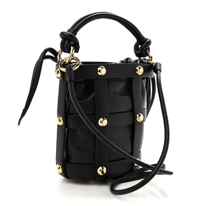 Salvatore Ferragamo Calfskin Small Cage Bag Black 3 of 9