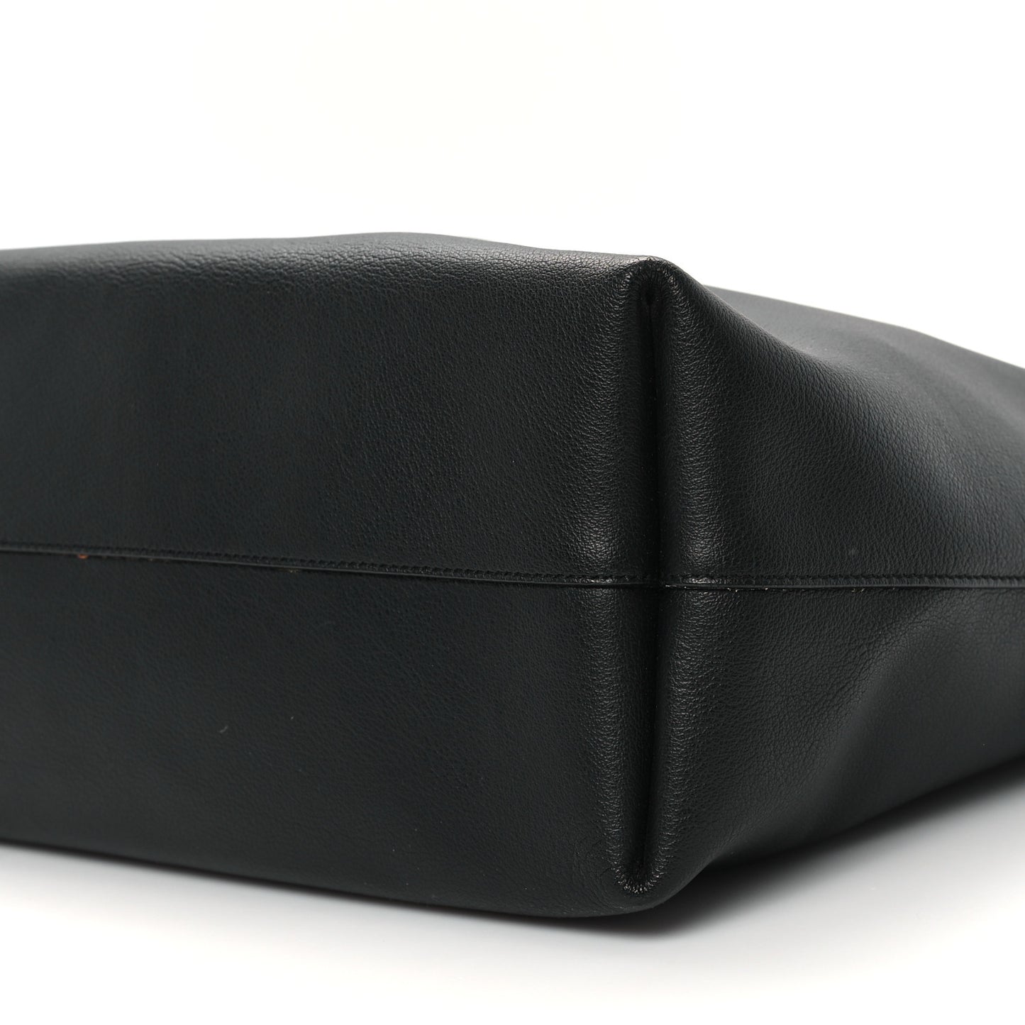 Calfskin Large Shopping Tote Black