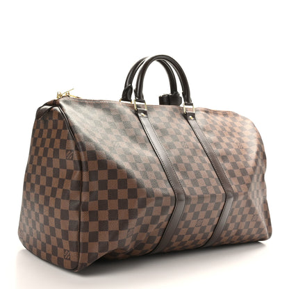 Louis Vuitton Damier Ebene Keepall 50 2 of 10