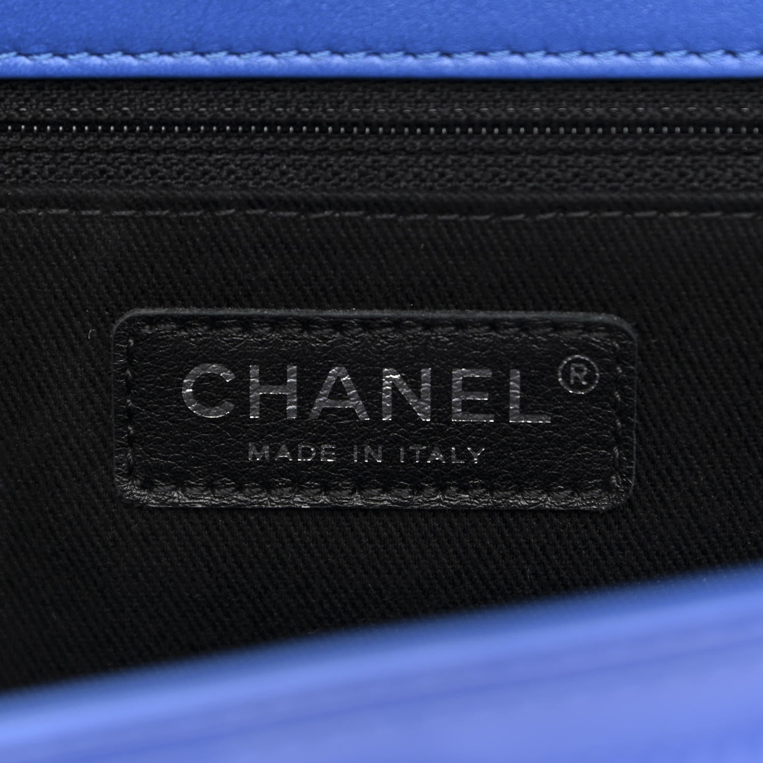 Chanel Patent Quilted Medium Coco Shine Accordion Flap Blue 6 of 10