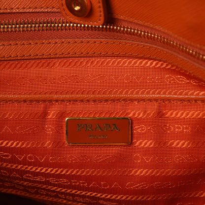 Prada Saffiano Lux Large Tote Papaya 6 of 14