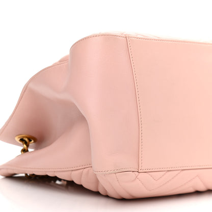 Gucci Calfskin Matelasse Medium GG Marmont Shoulder Tote Bag Perfect Pink 9 of 14