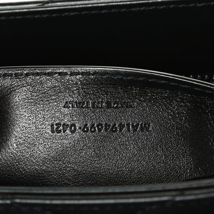 Saint Laurent Calfskin Y Quilted Monogram Small Loulou Chain Satchel Black 8 of 11