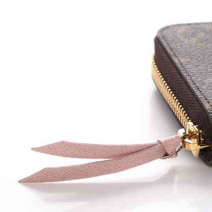 Louis Vuitton Monogram Clemence Wallet Rose Ballerine 8 of 9