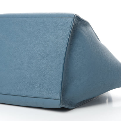 Celine Supple Grained Calfskin Small Long Strap Big Bag Slate Blue 11 of 12