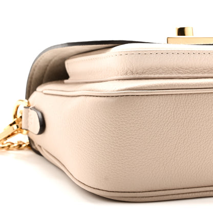 Louis Vuitton Grained Calfskin Lockme Tender Greige 8 of 9