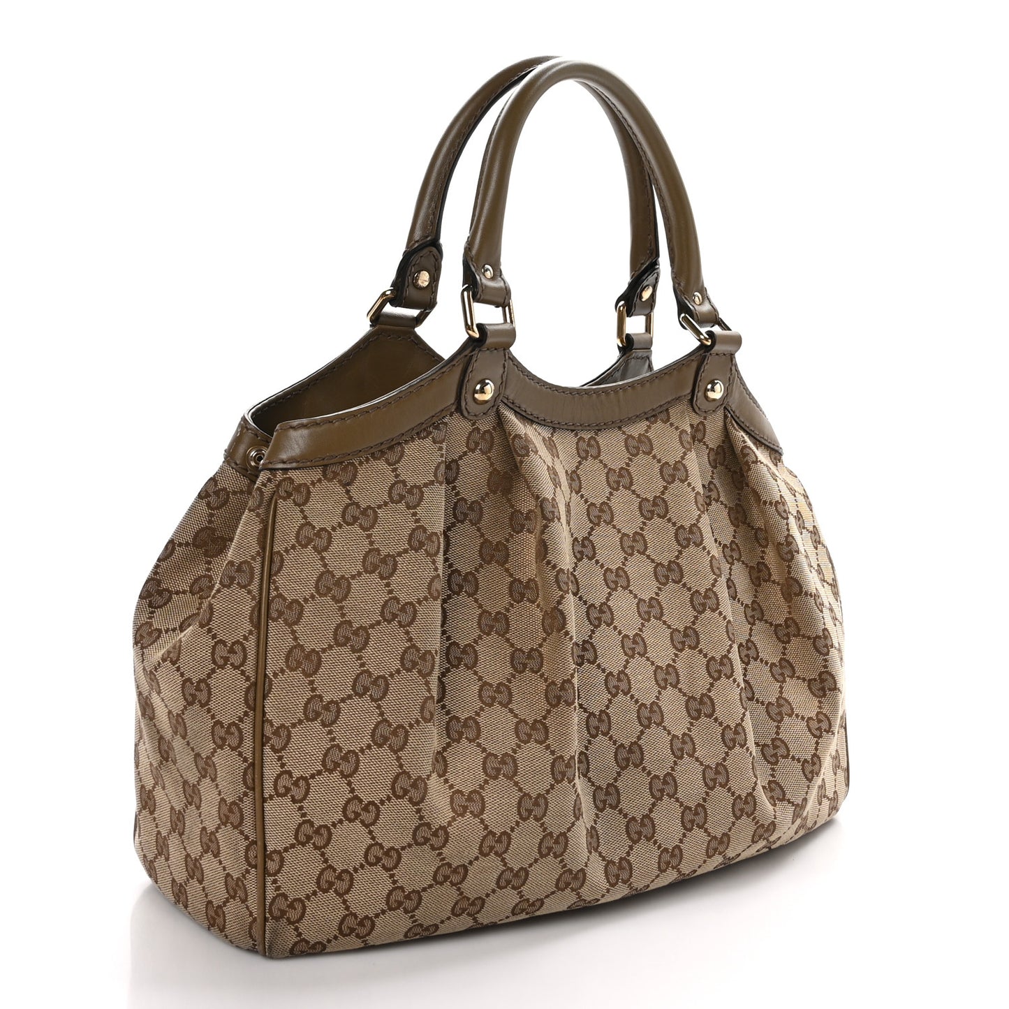 Monogram Medium Sukey Tote Beige Ebony