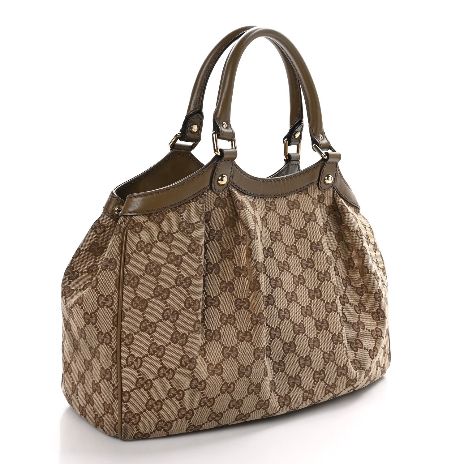 Gucci Monogram Medium Sukey Tote Beige Ebony 3 of 16