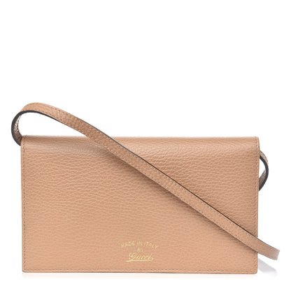 Gucci Dollar Calfskin Mini Swing Wallet Bag Camelia Mineral Blue 1 of 9