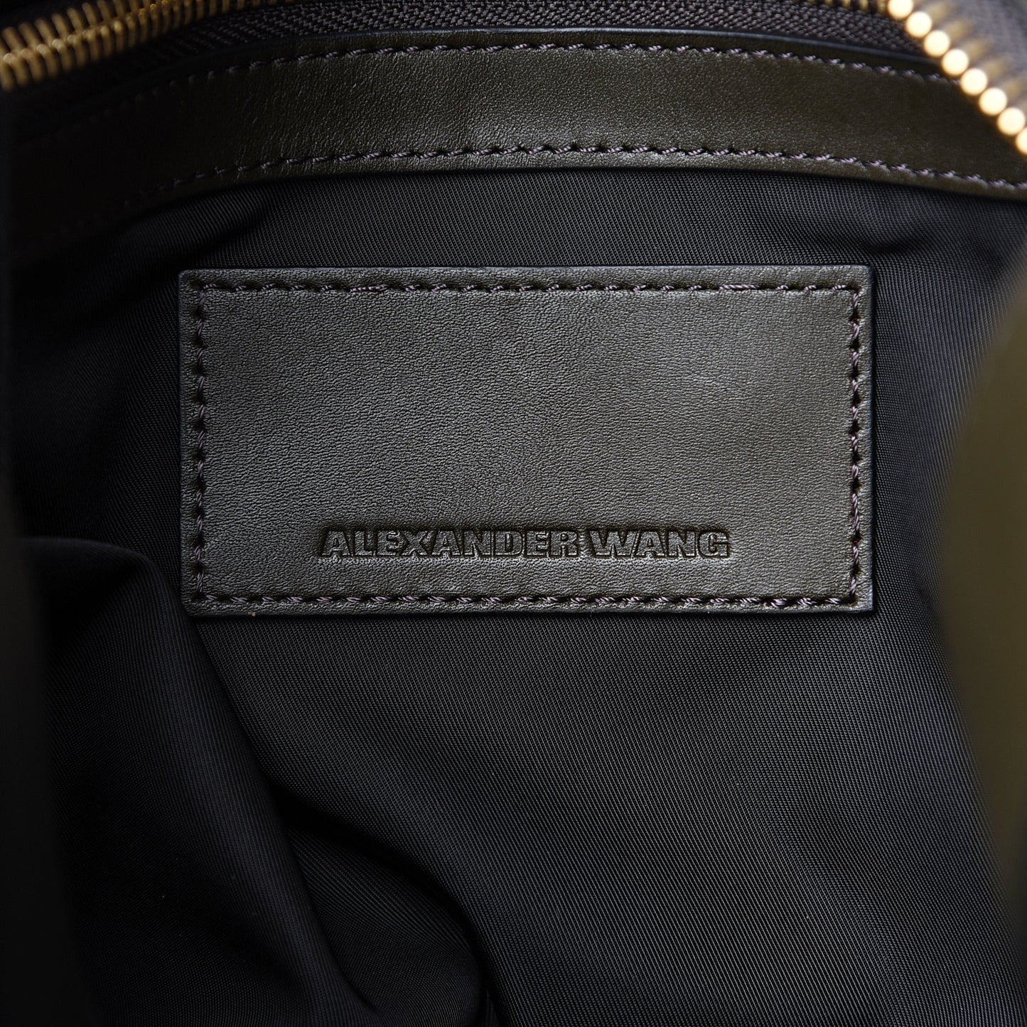 Calfskin Prisma Skeletal Hobo Dark Green Gold Hardware