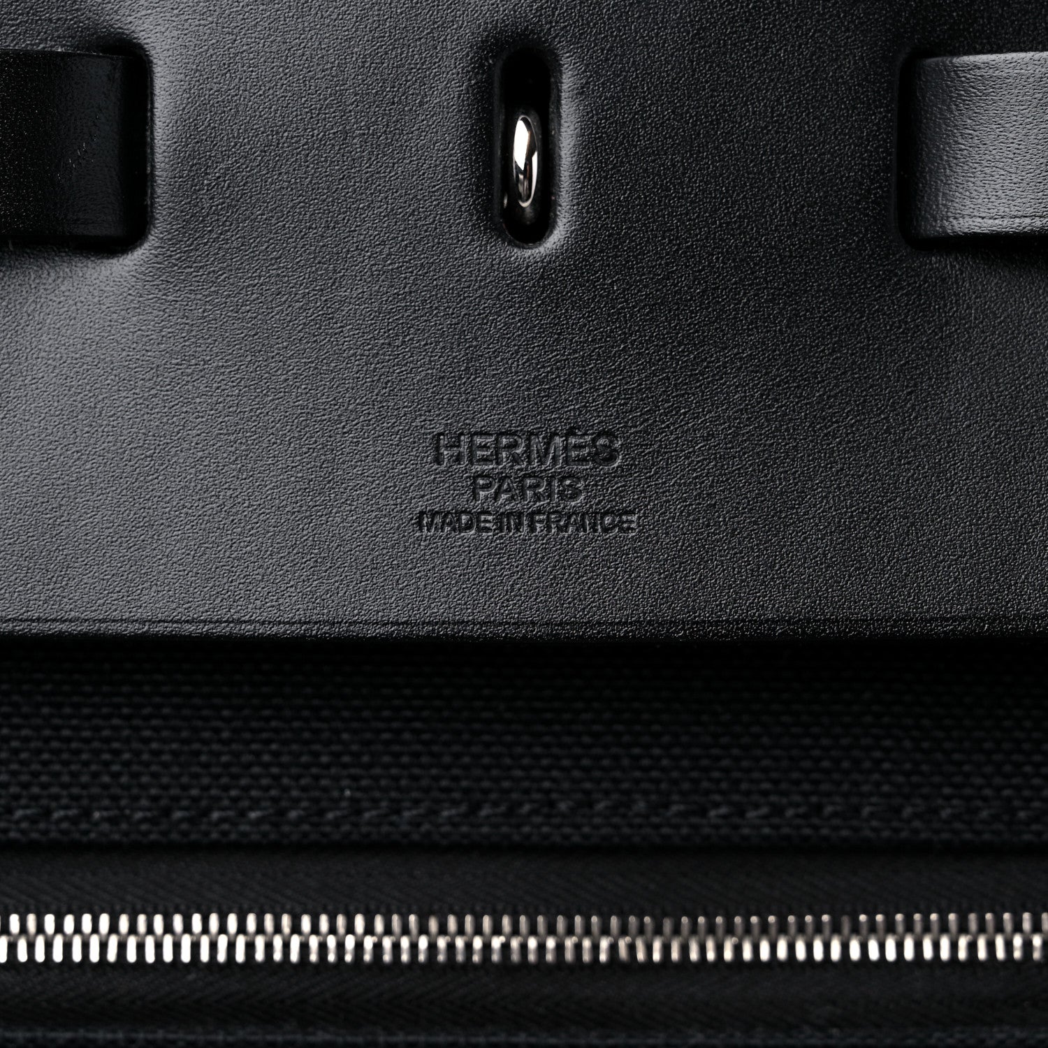 Hermes Toile Vache Hunter Herbag Zip 50 MM Black 6 of 11