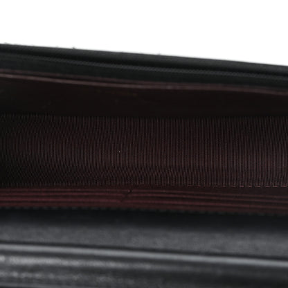 Chanel Lambskin Quilted Wallet On Chain WOC Black Black 5 of 12