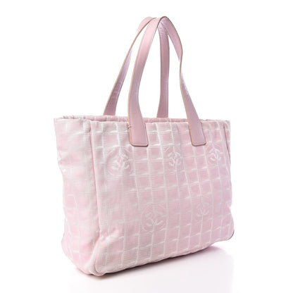 Chanel Nylon Travel Large Tote Pink 3 of 19