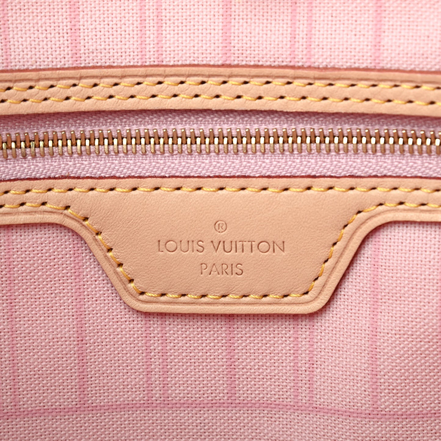 Damier Azur Neo Neverfull MM Rose Ballerine