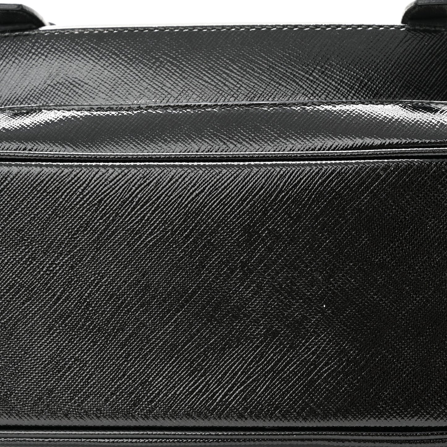Saffiano Vernice Messenger Bag Black