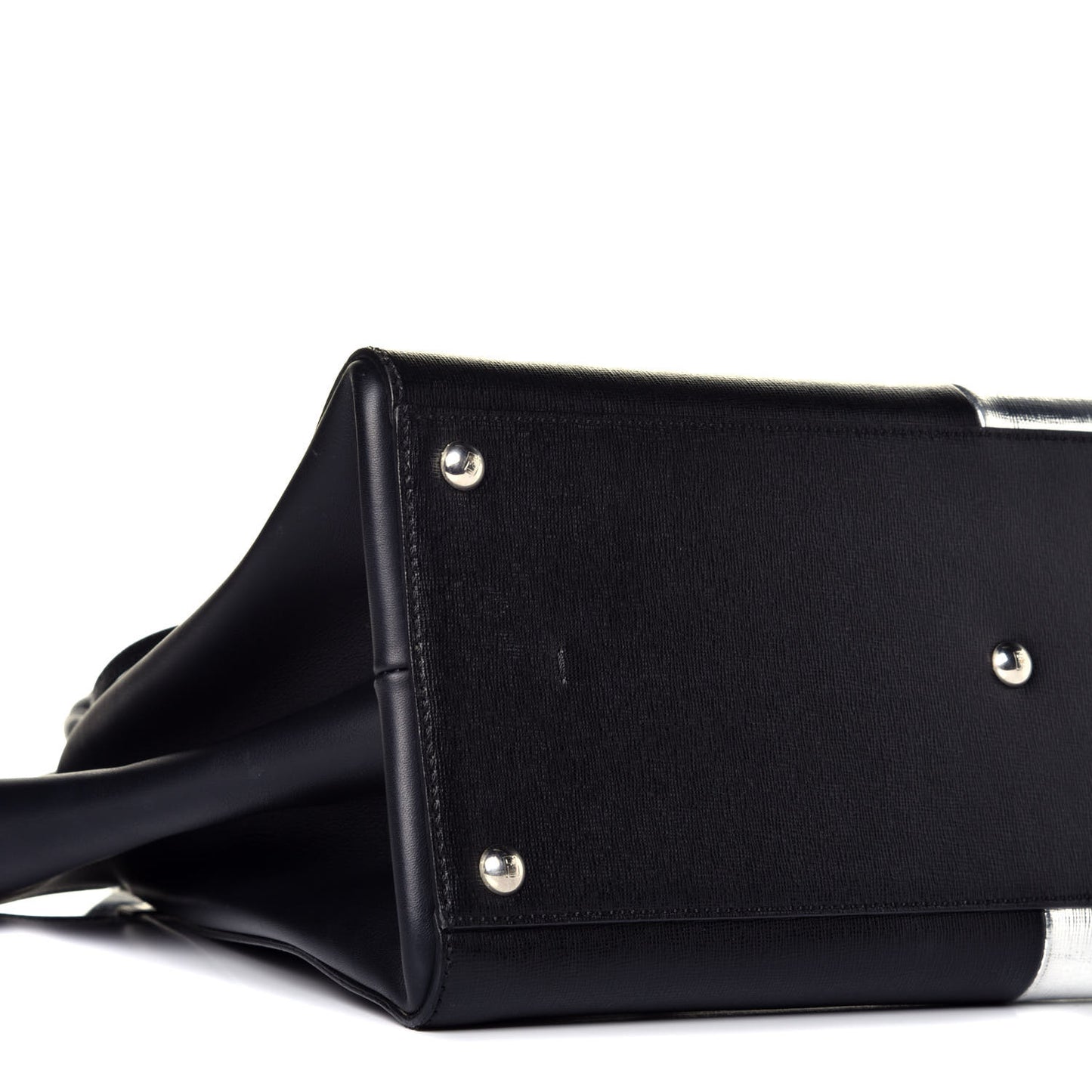 Vitello Elite Bi Color 3Jours Tote Argento Black