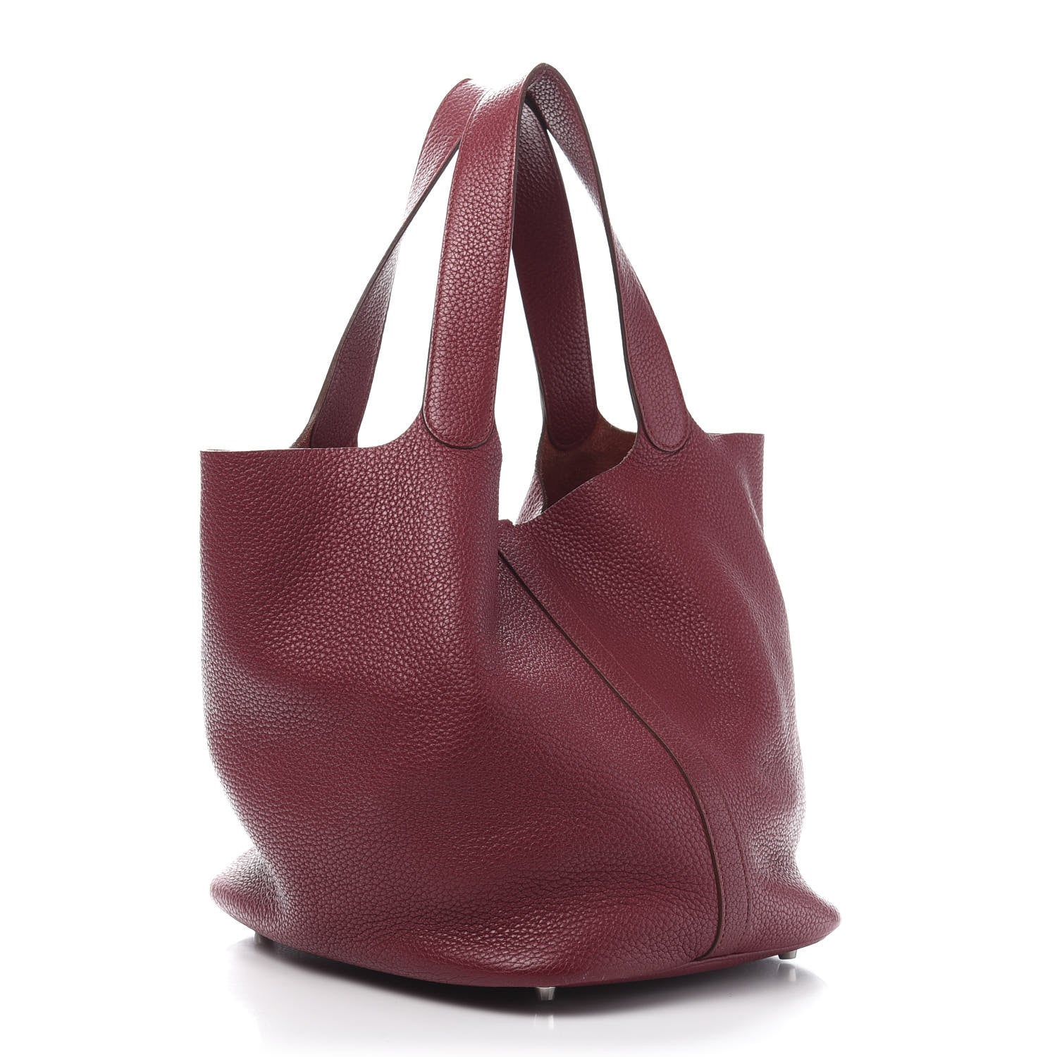 Hermes Taurillon Clemence Picotin Lock 26 GM Rubis 3 of 12