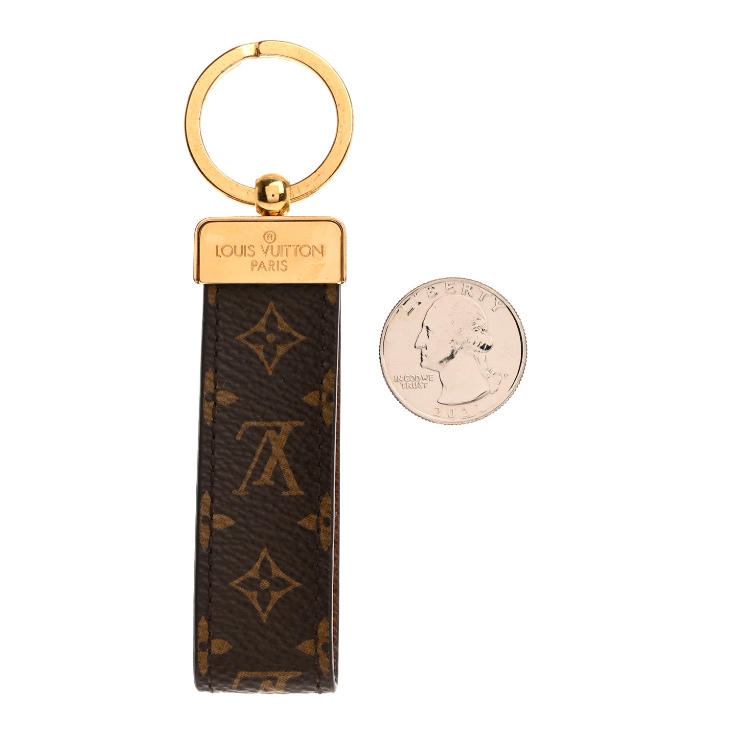 Louis Vuitton Monogram Dragonne Key Holder 2 of 5