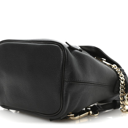 Chloe Suede Calfskin Mini Faye Backpack Black 10 of 10