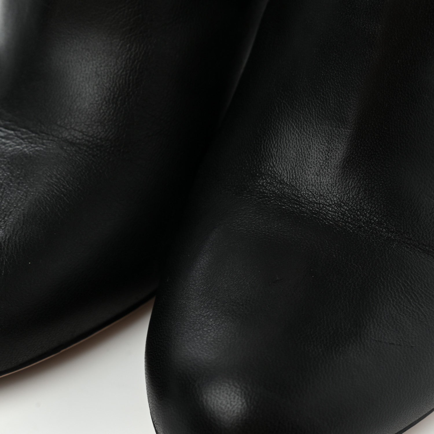 Valentino Garavani Calfskin Bow Back Ankle Boots 40 Black 6 of 12