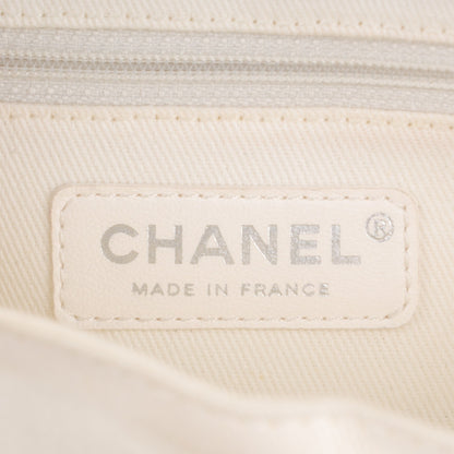 Chanel Caviar Quilted Timeless Accordion Flap White 6 of 9
