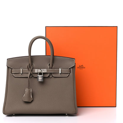 Hermes Togo Birkin 25 Etoupe 10 of 10