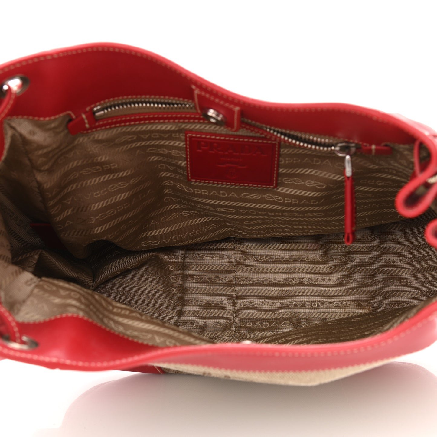 Jacquard Logo Hobo Corda Rosso