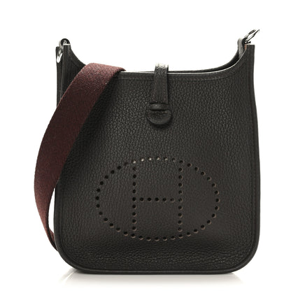 Hermes Taurillon Clemence Amazone Evelyne TPM Ebene Havane 1 of 9
