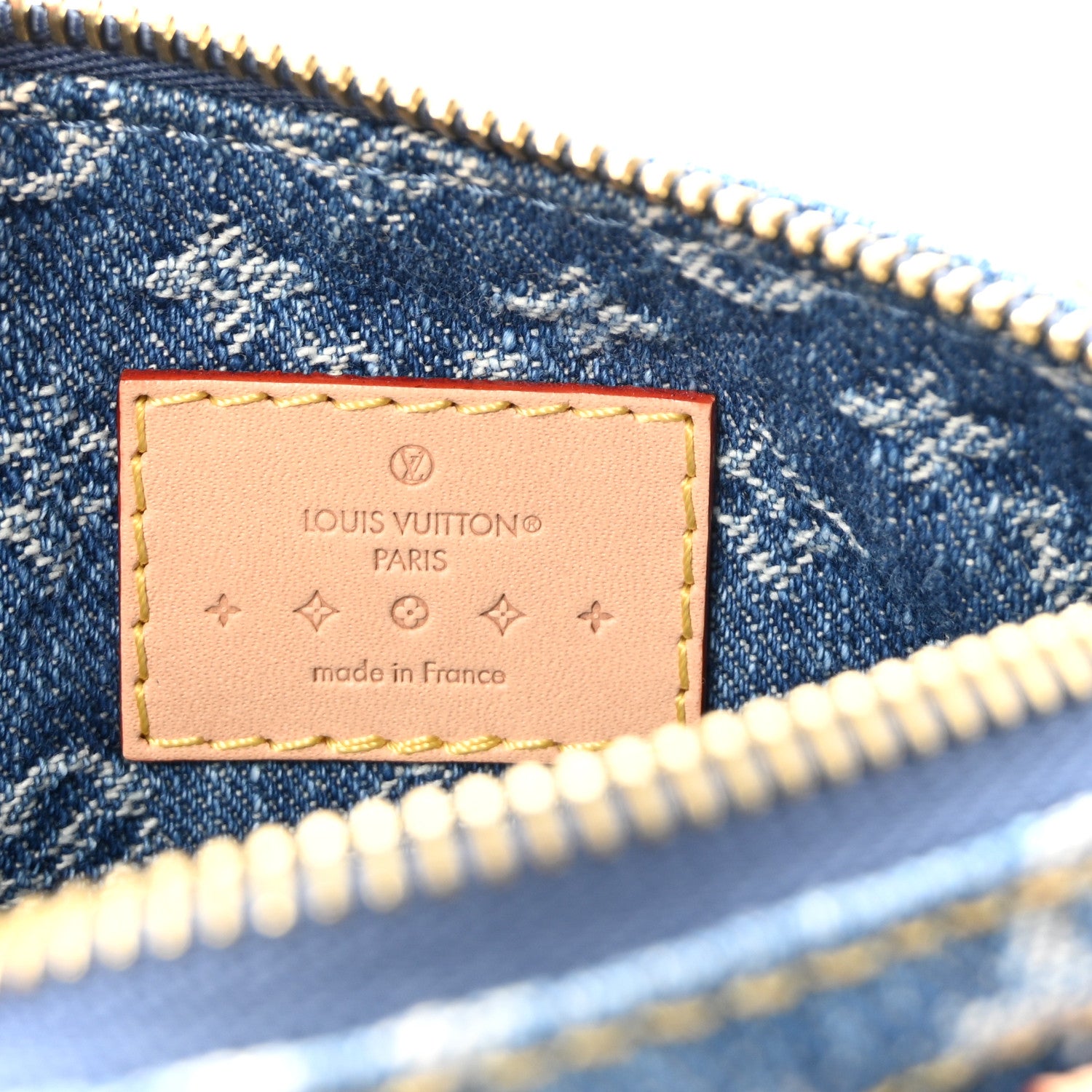 Louis Vuitton Monogram Denim Nano Speedy Blue 6 of 9