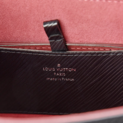 Louis Vuitton Epi Flowers Twist Shoulder Bag MM Black Bois De Rose 5 of 8
