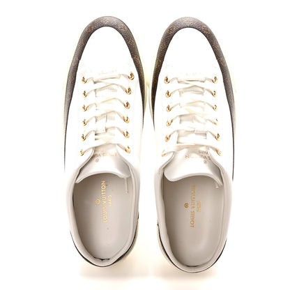 Louis Vuitton Monogram Womens Stellar Open Back Sneakers 39.5 White 2 of 8
