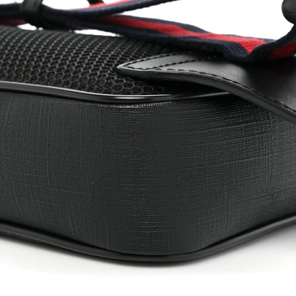 Gucci Soft GG Supreme Monogram Web Belt Bag Black Grey 8 of 9