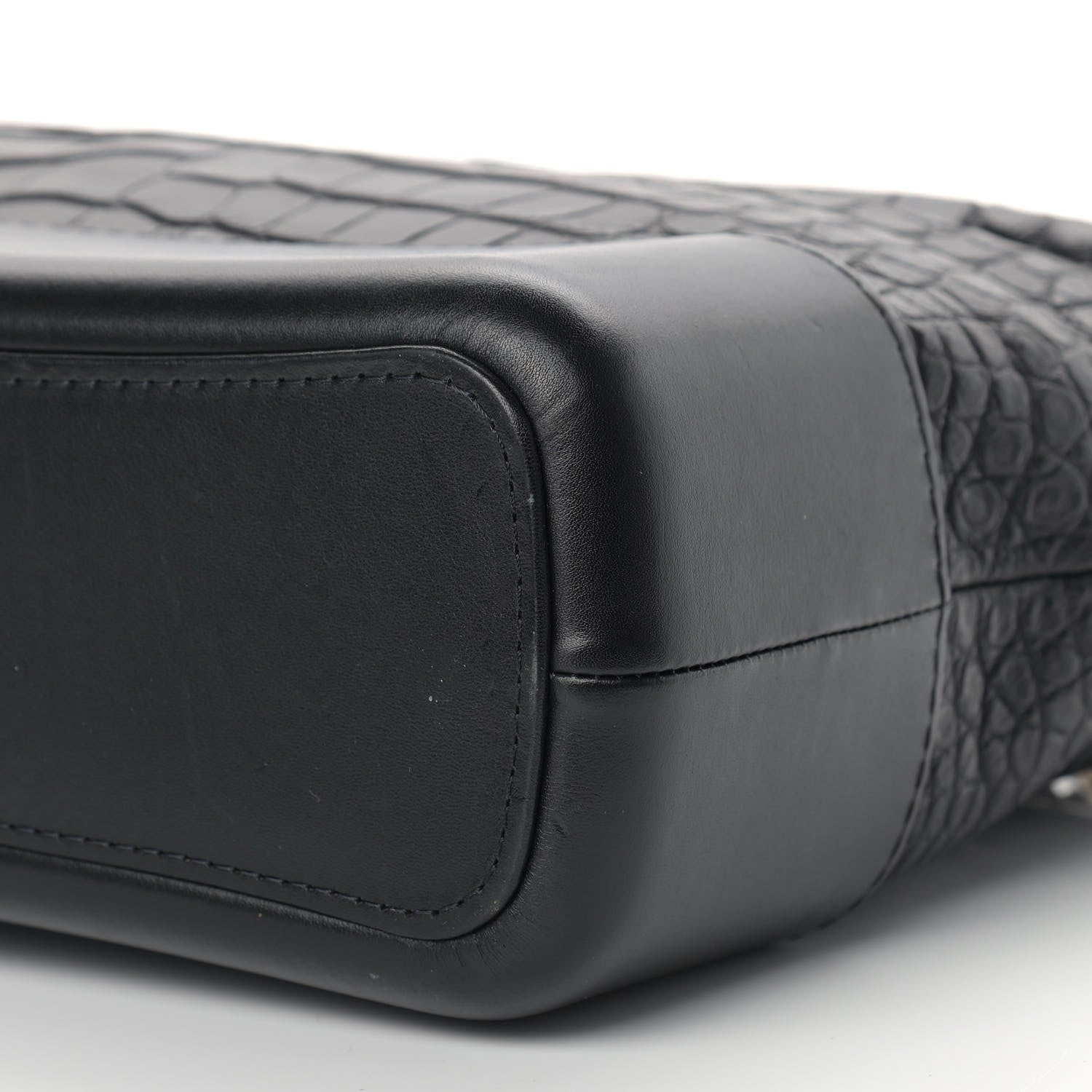 Chanel Alligator Medium Gabrielle Hobo Black 8 of 13