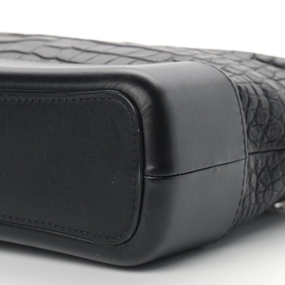 Chanel Alligator Medium Gabrielle Hobo Black 8 of 13
