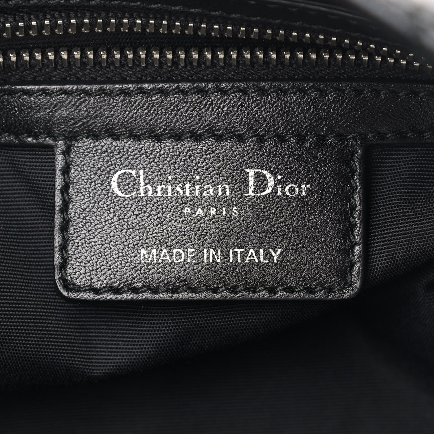 Christian Dior Lambskin Cannage Large Dior Soft Shopping Tote Black 6 of 10