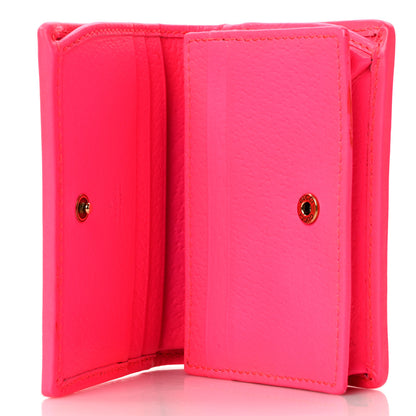 Gucci Calfskin Flora Print Zumi Card Case Fuxia Fluo 5 of 12