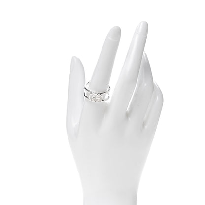 Gucci Sterling Silver 9mm Interlocking G Ring 61 9.5 2 of 5