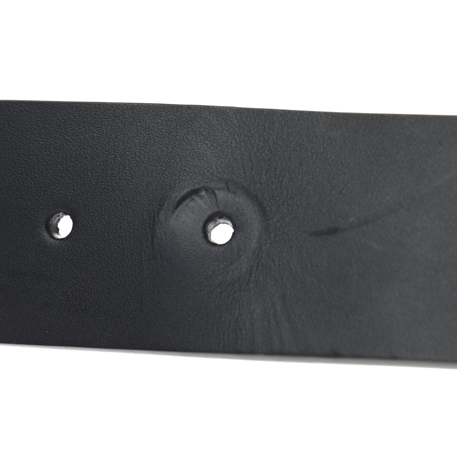 Gucci Selleria Calfskin Mens Interlocking G 37mm Belt 105 42 Black 7 of 7