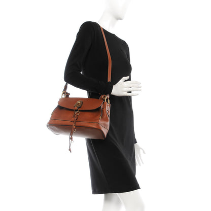 Chloe Calfskin Small Owen Flap Bag Caramel 3 of 8