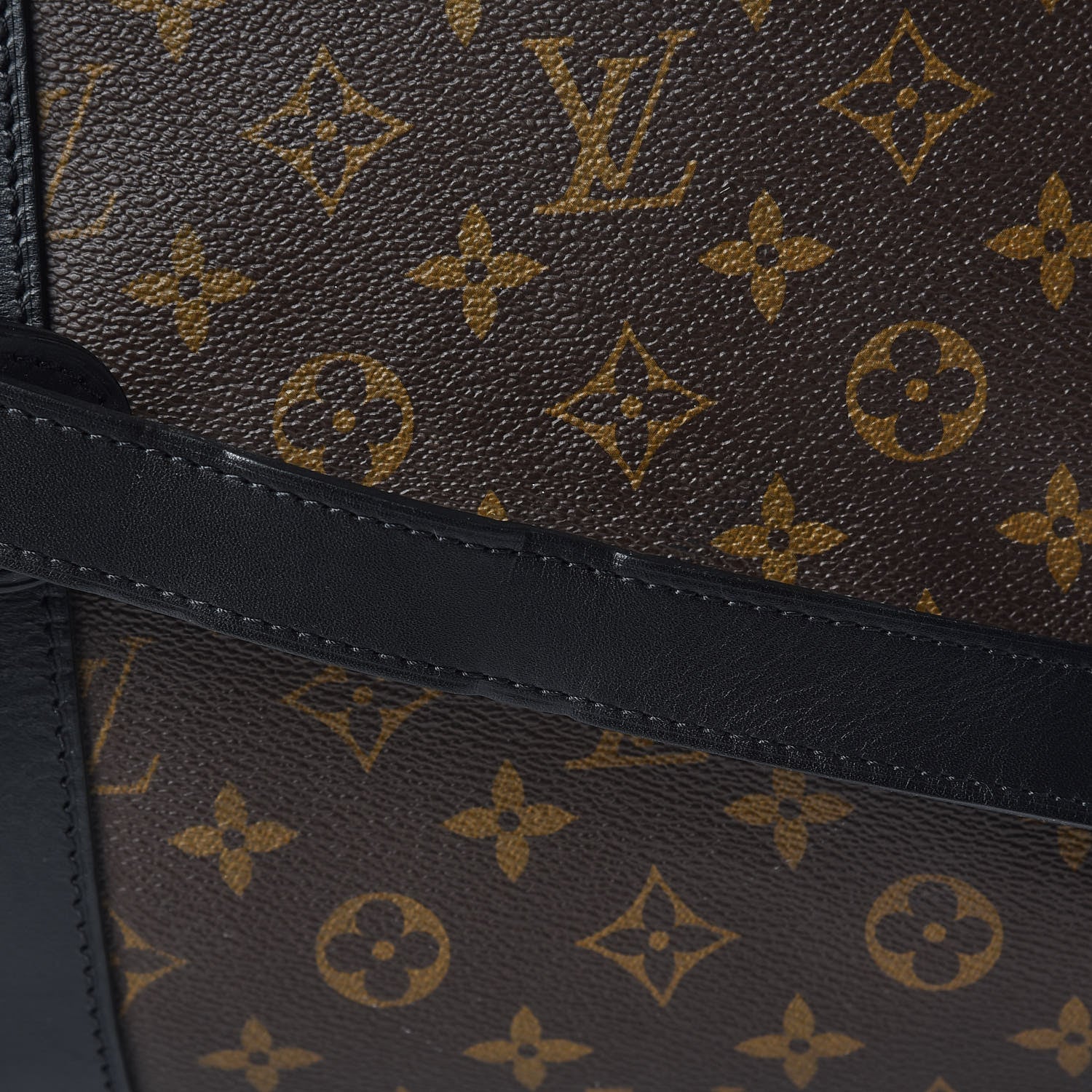 Louis Vuitton Monogram Macassar Keepall Bandouliere 55 17 of 22