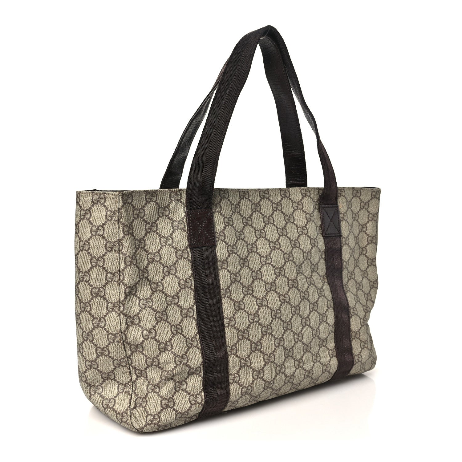 Gucci GG Plus Monogram Medium Tote Dark Brown 3 of 10