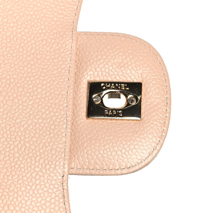 Chanel Caviar Quilted Jumbo Double Flap Beige Clair 10 of 11