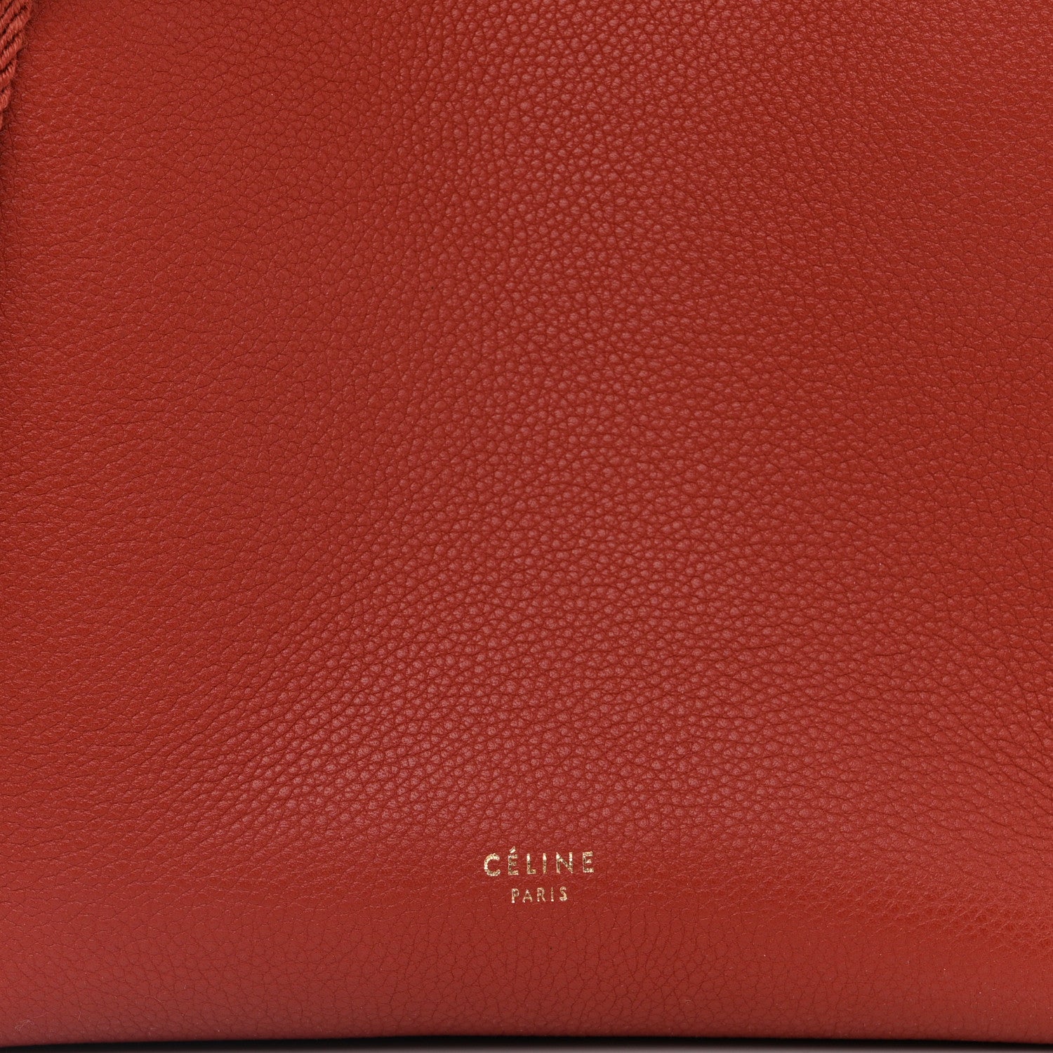 Celine Soft Grained Calfskin Small Sangle Bucket Bag Dark Claycourt 7 of 14