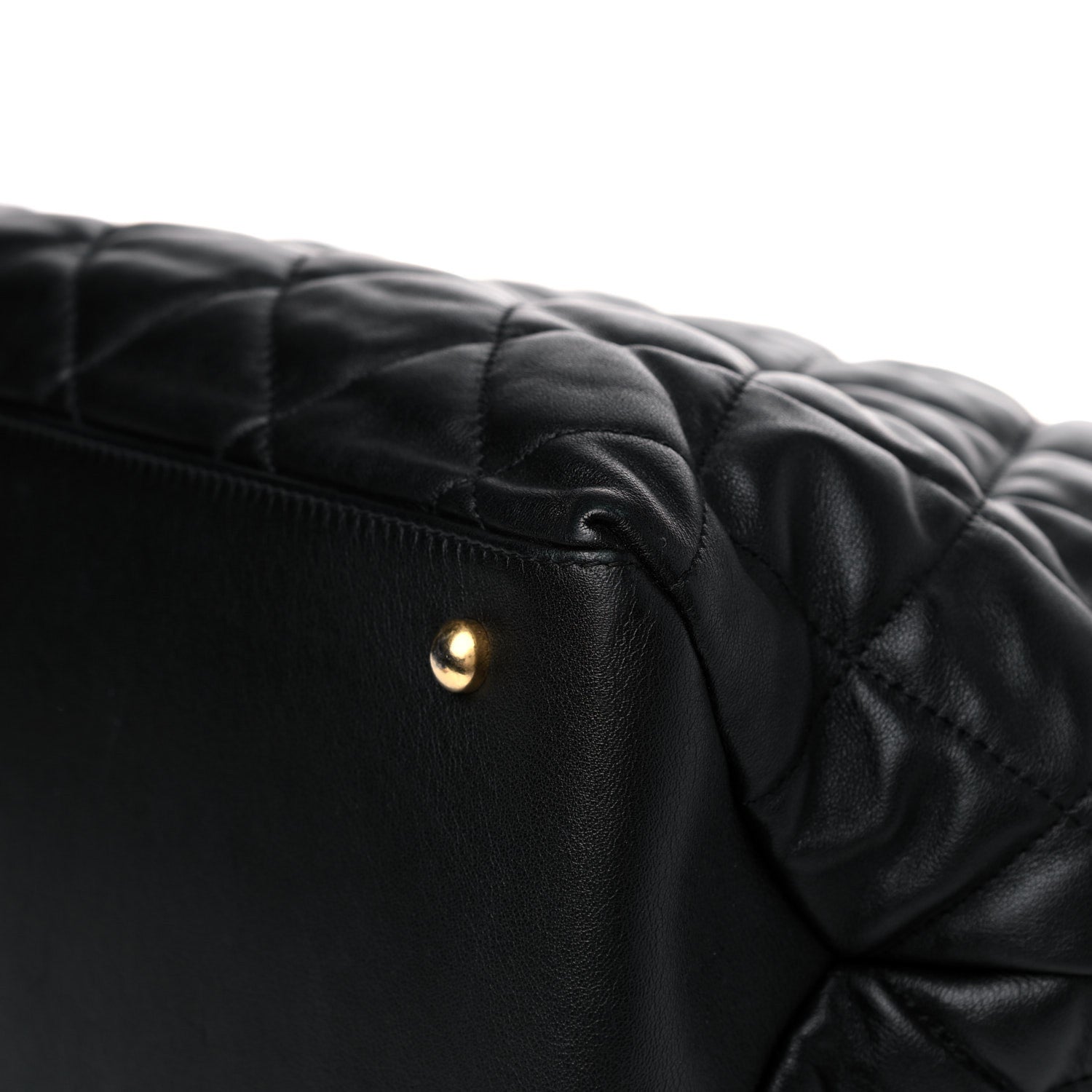 Chanel Calfskin Quilted Large Soft Elegance Tote Black 11 of 11