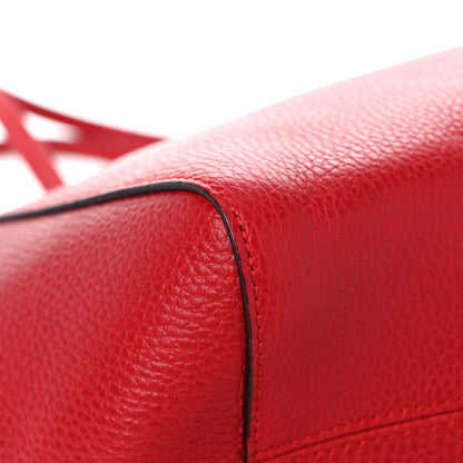 Gucci Dollar Calfskin Small Swing Tote Red 7 of 12